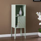 Pale Green Crosshatch Accent Storage Cabinet By Homeroots | Cabinets | Modishstore - 3