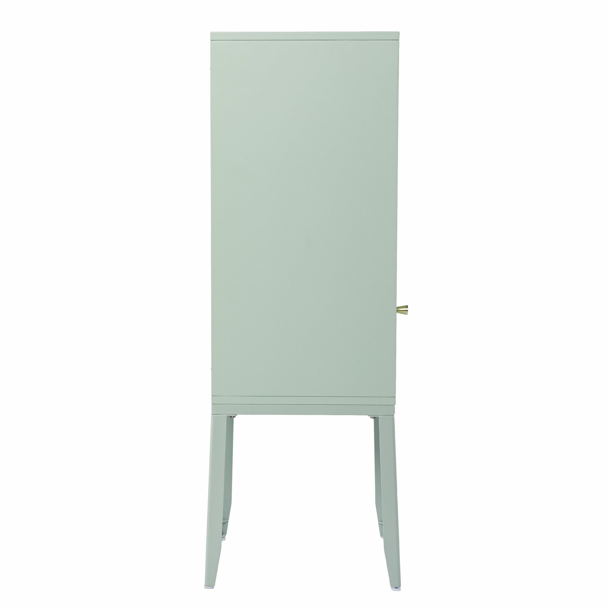 Pale Green Crosshatch Accent Storage Cabinet By Homeroots | Cabinets | Modishstore - 6