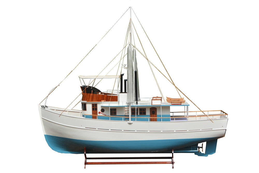 Dickie Walker XXXL Trawler Yacht Model By Homeroots | Sculptures | Modishstore