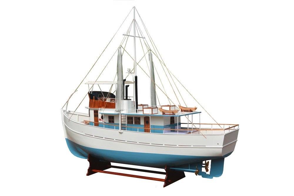 Dickie Walker XXXL Trawler Yacht Model By Homeroots | Sculptures | Modishstore - 2