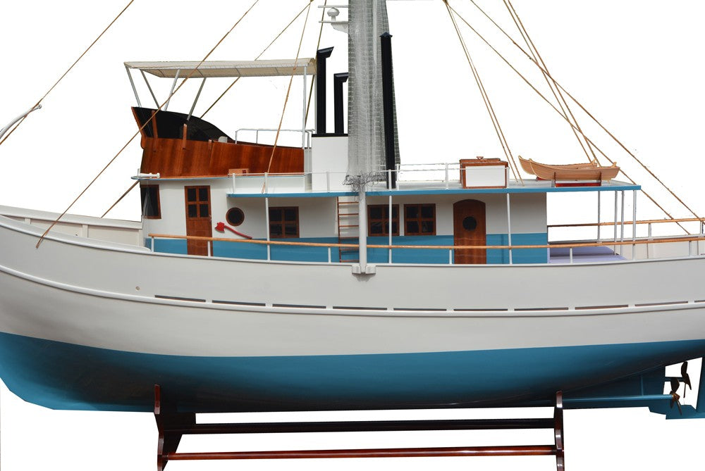 Dickie Walker XXXL Trawler Yacht Model By Homeroots | Sculptures | Modishstore - 3