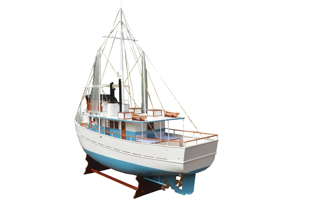 Dickie Walker XXXL Trawler Yacht Model By Homeroots | Sculptures | Modishstore - 6