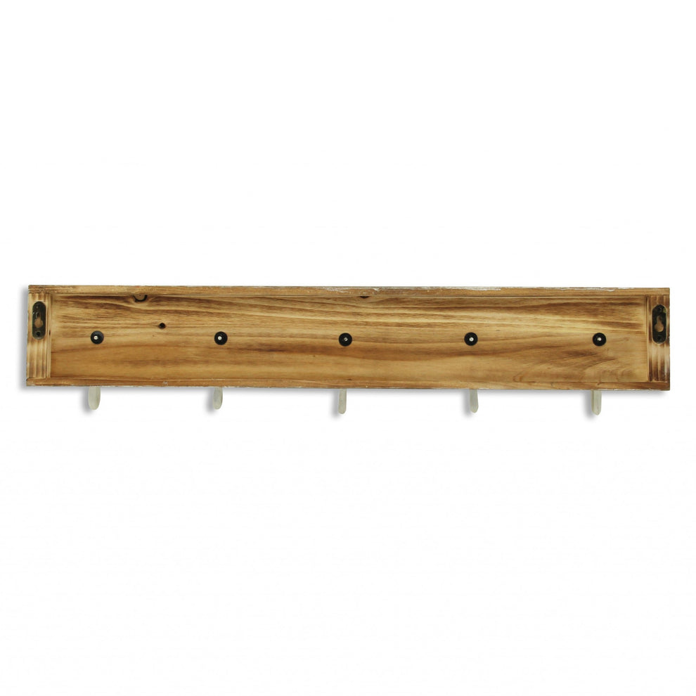 Coastal Sea Turtle Five Hook Coat Hanger By Homeroots | Coat Racks | Modishstore - 4