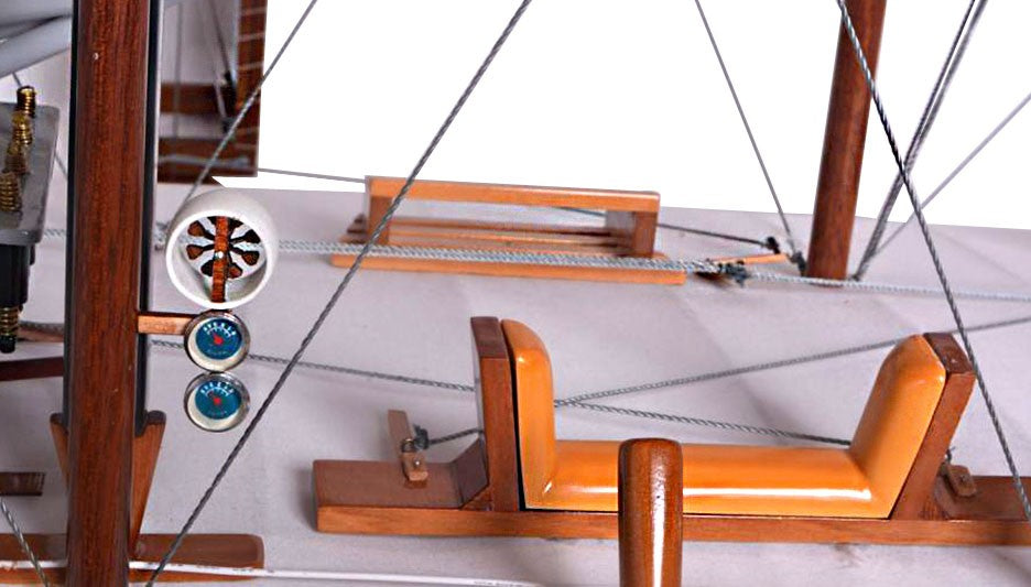 c1903 Wright Brothers 8" Cedar Wood Replica Plane Model By Homeroots | Sculptures | Modishstore - 3