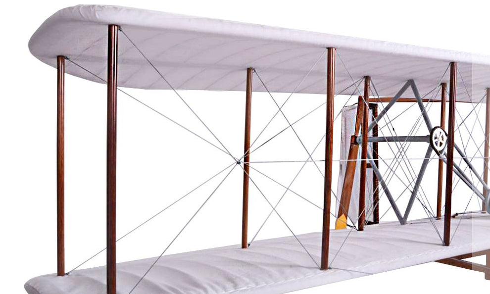 c1903 Wright Brothers 8" Cedar Wood Replica Plane Model By Homeroots | Sculptures | Modishstore - 4