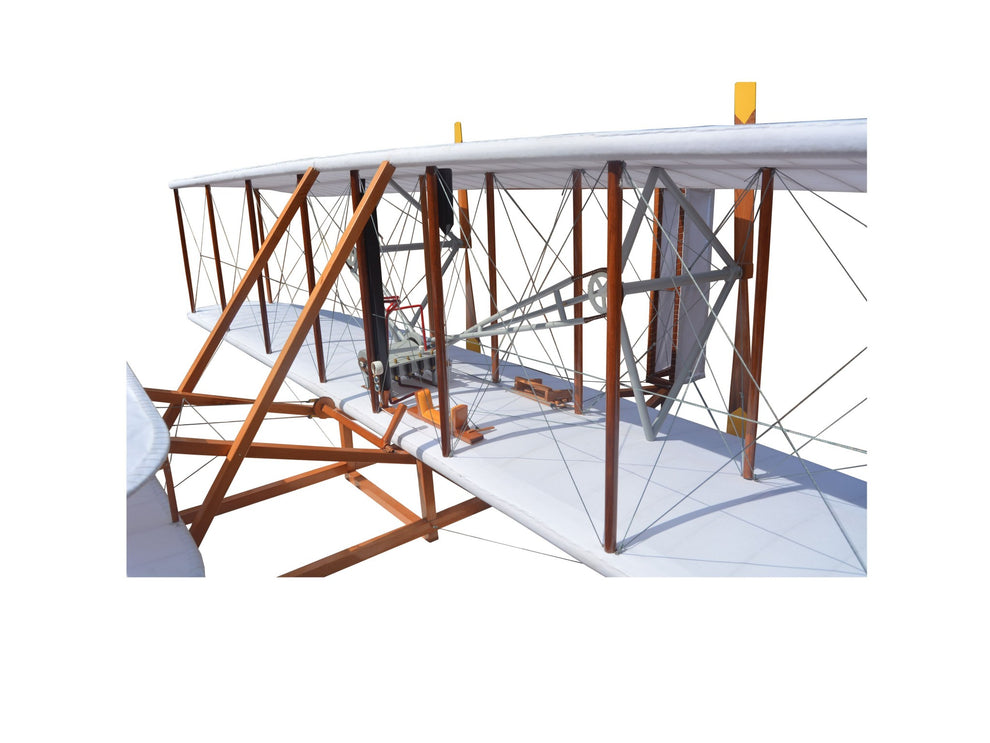 c1903 Wright Brothers 8" Cedar Wood Replica Plane Model By Homeroots | Sculptures | Modishstore - 5