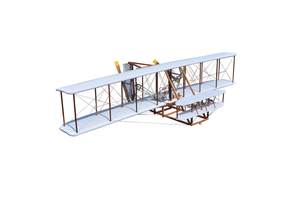 c1903 Wright Brothers 8" Cedar Wood Replica Plane Model By Homeroots | Sculptures | Modishstore - 6