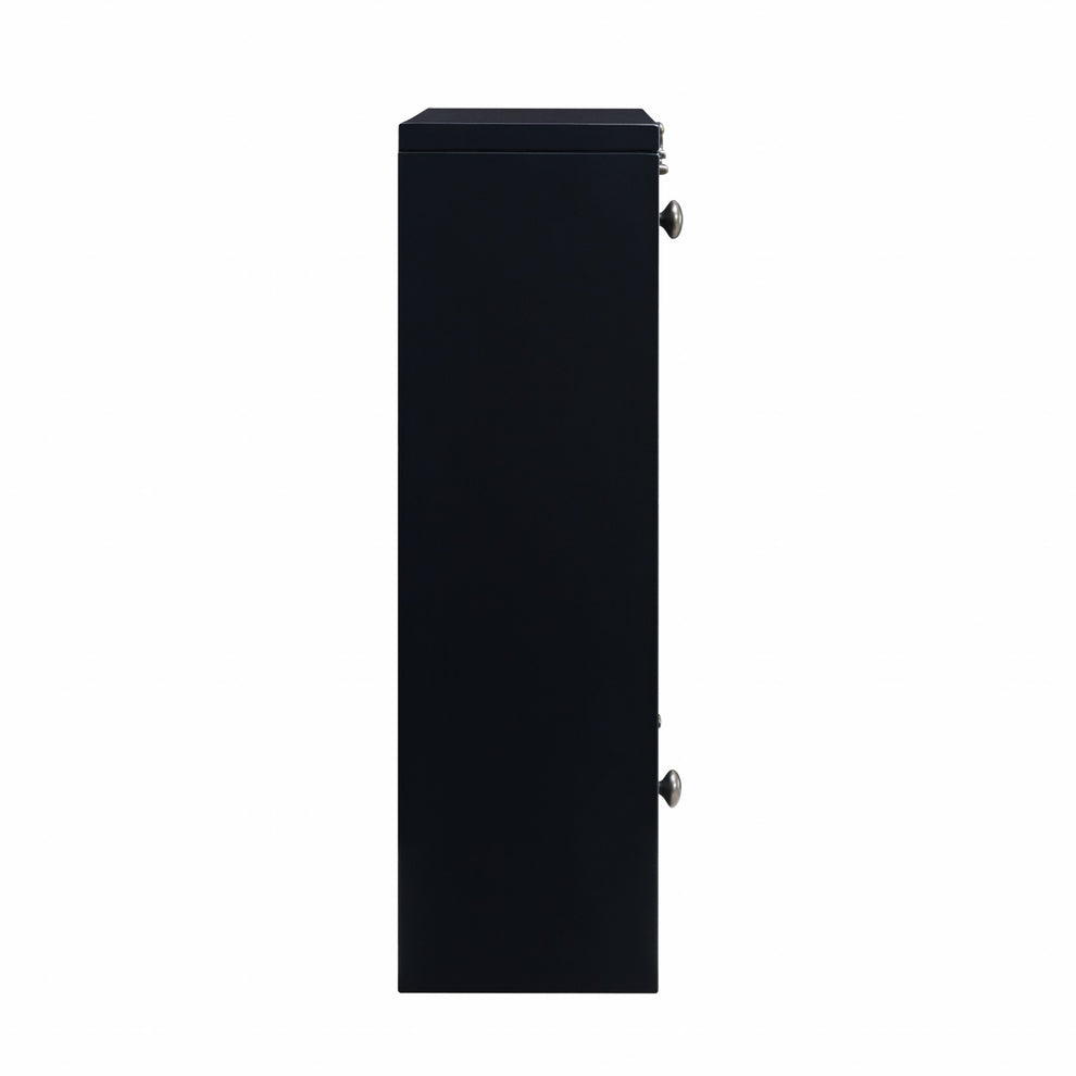 Black Wall Mount Folding Desk By Homeroots | Desks | Modishstore - 6