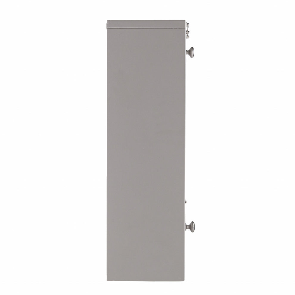 Gray Wall Mount Folding Desk By Homeroots | Desks | Modishstore - 6