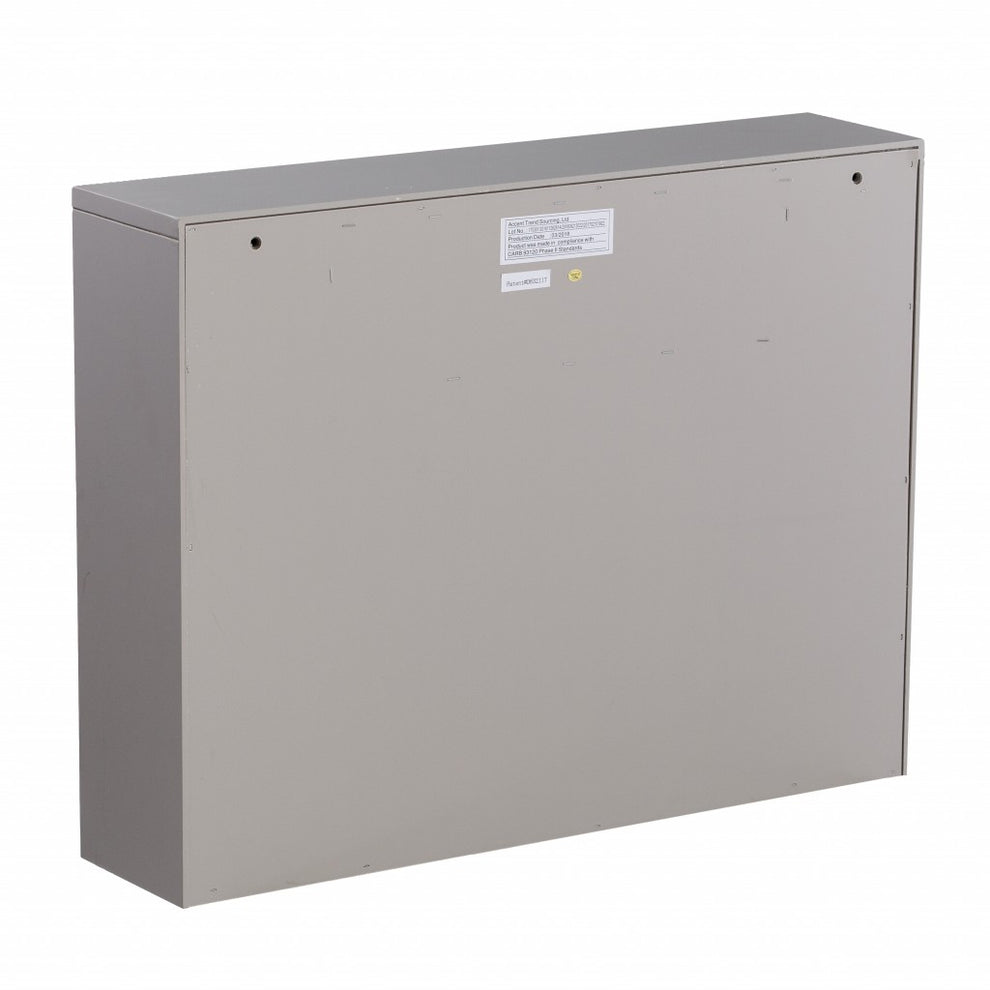 Gray Wall Mount Folding Desk By Homeroots | Desks | Modishstore - 8