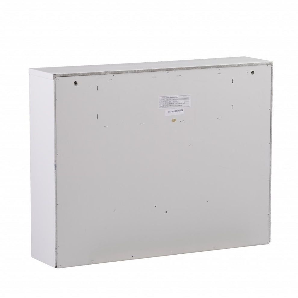 White Wall Mount Folding Desk By Homeroots | Desks | Modishstore - 9