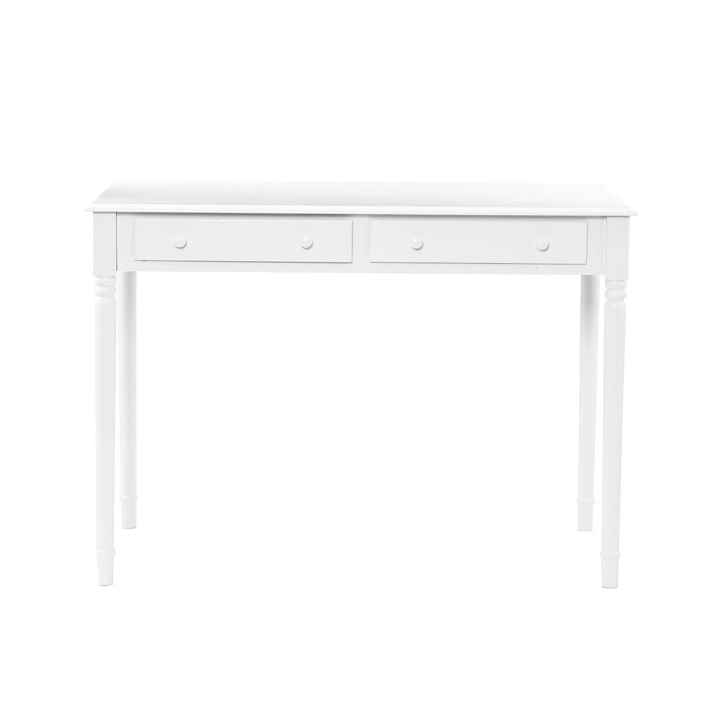 Crisp White Desk with Drawers By Homeroots | Desks | Modishstore - 4