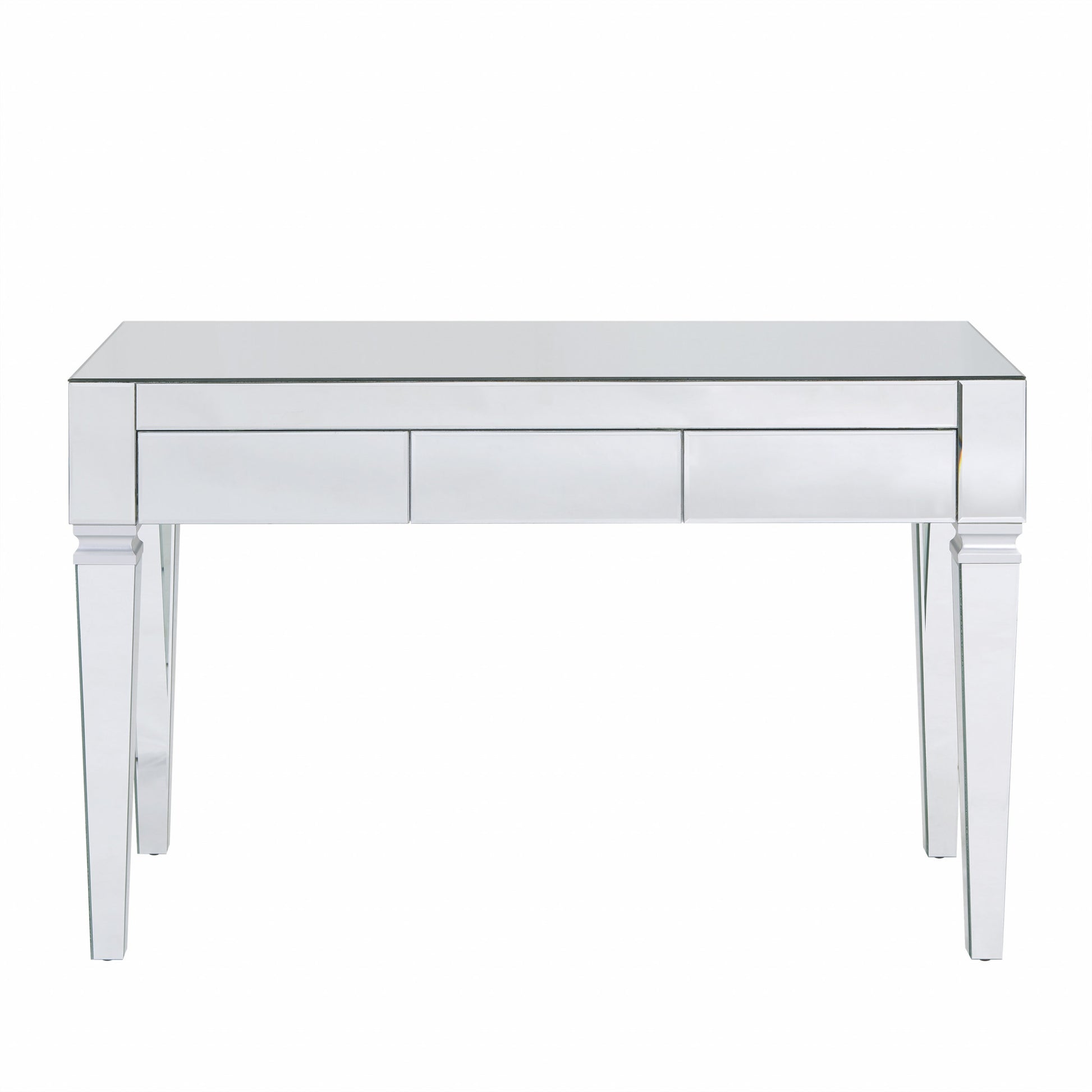 Silver Mirrored Glam Desk By Homeroots | Desks | Modishstore - 4