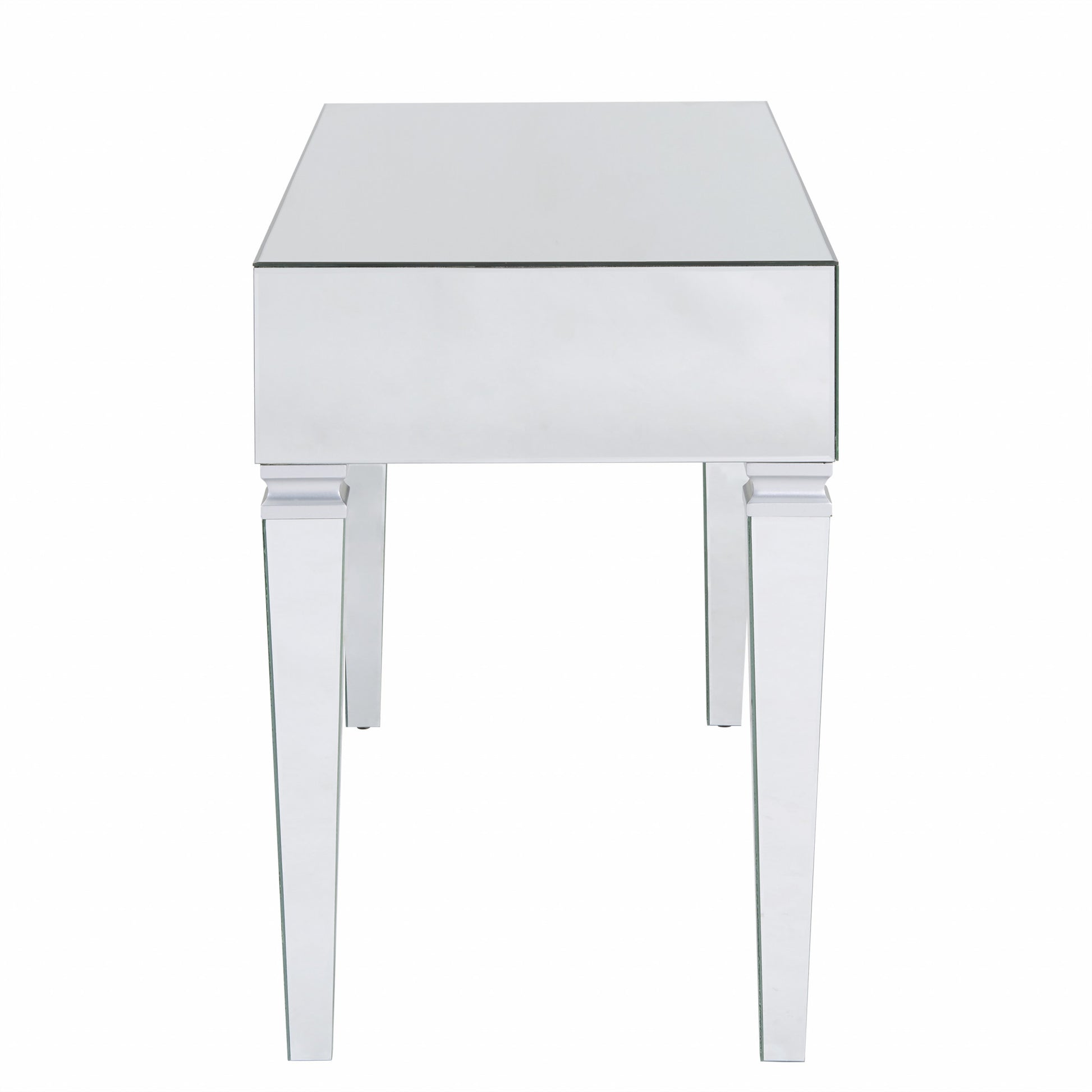 Silver Mirrored Glam Desk By Homeroots | Desks | Modishstore - 6