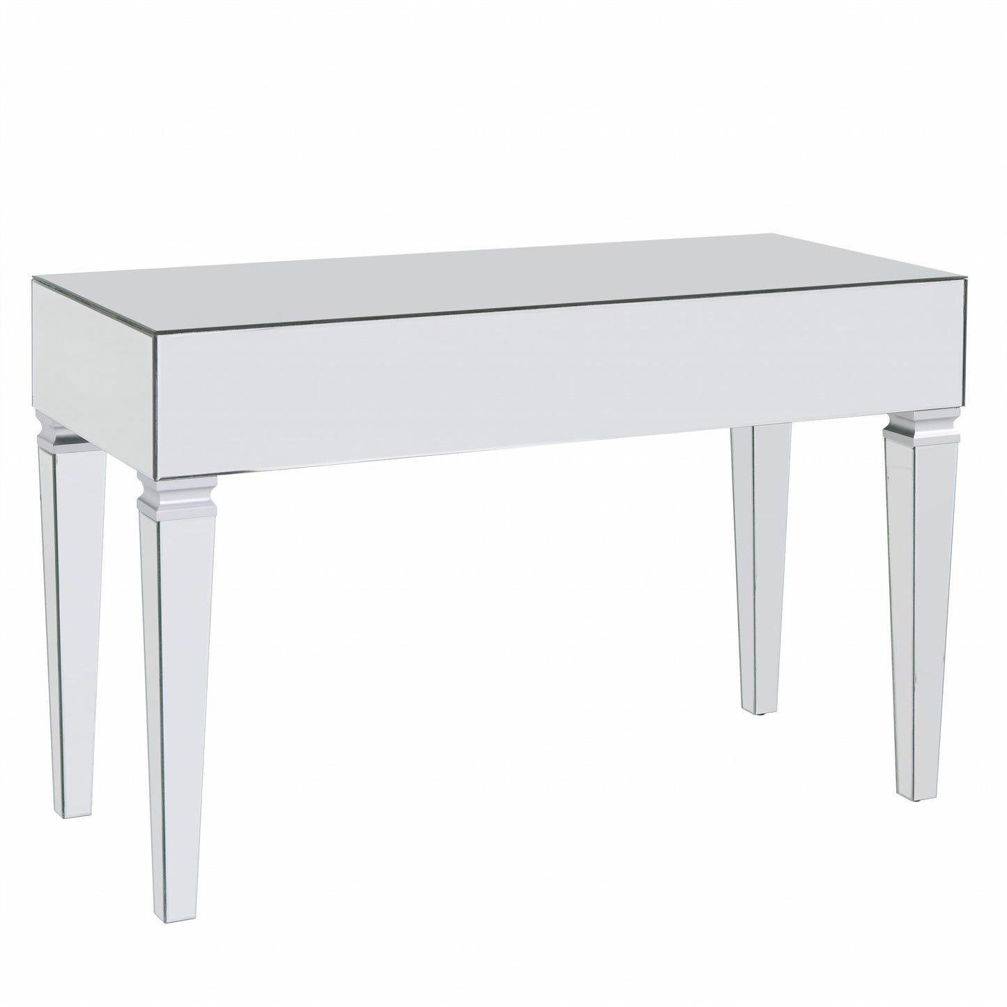 Silver Mirrored Glam Desk By Homeroots | Desks | Modishstore - 8