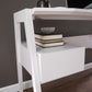 Metallic White Modern Writing Desk By Homeroots | Desks | Modishstore - 2