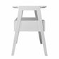 Metallic White Modern Writing Desk By Homeroots | Desks | Modishstore - 6