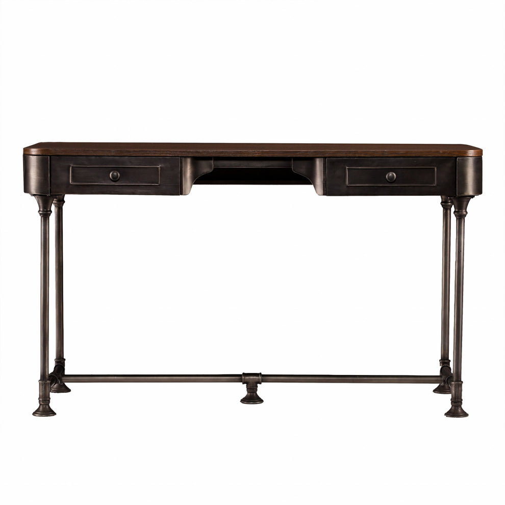 Factory Desk with Drawers By Homeroots | Desks | Modishstore - 4