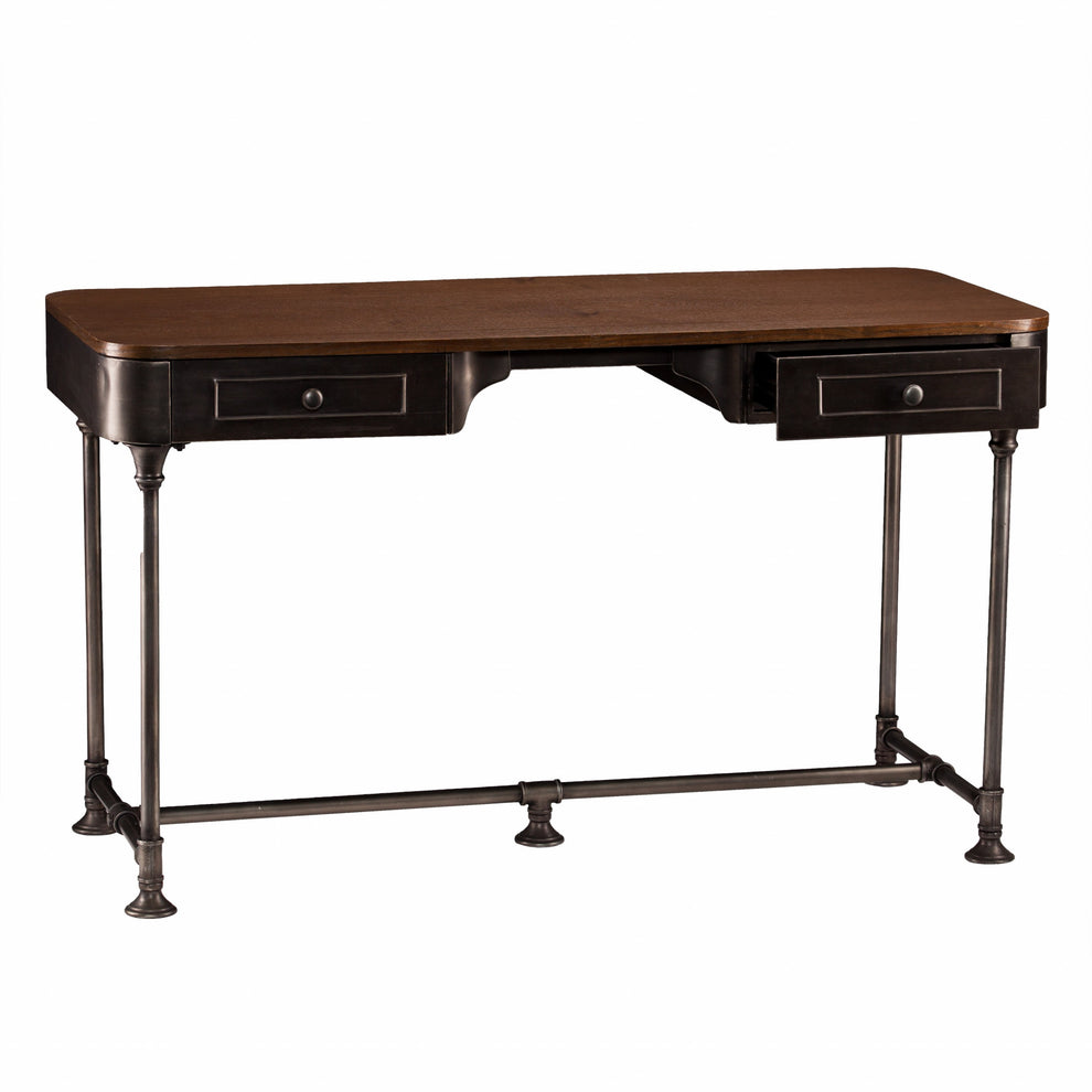 Factory Desk with Drawers By Homeroots | Desks | Modishstore - 7