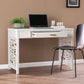 Gray Lattice Desk with Storage By Homeroots | Desks | Modishstore - 3