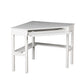 White Corner Computer Desk By Homeroots | Desks | Modishstore - 9