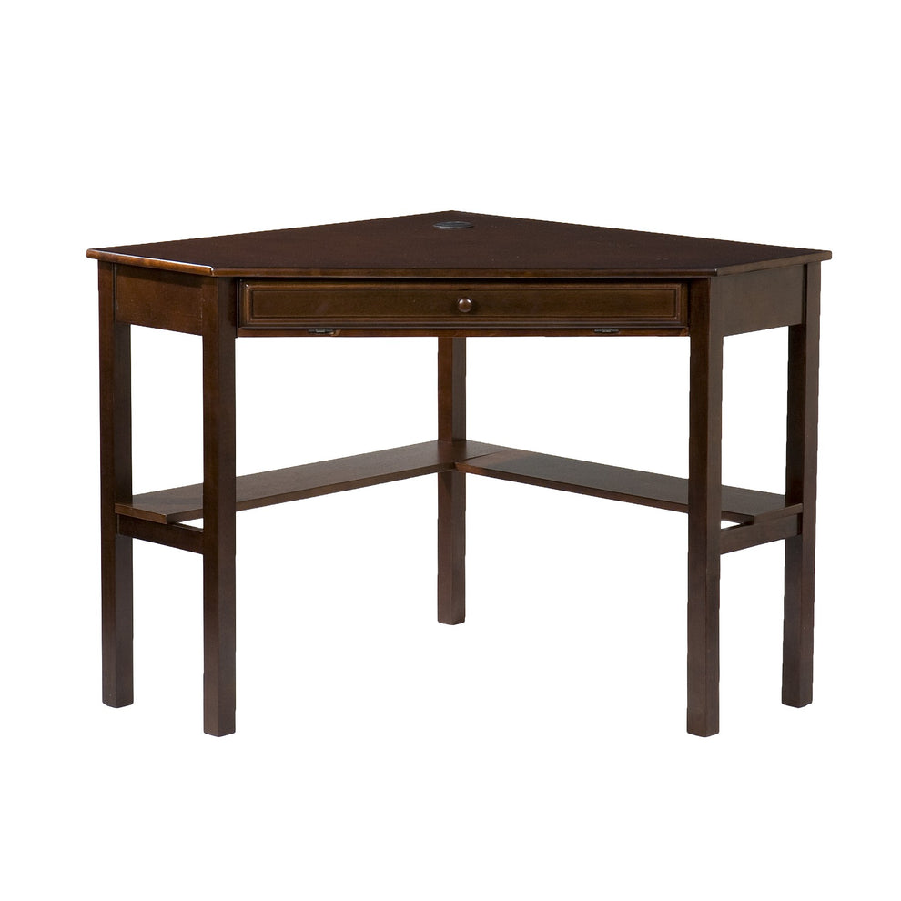 Espresso Corner Computer Desk By Homeroots | Desks | Modishstore - 4