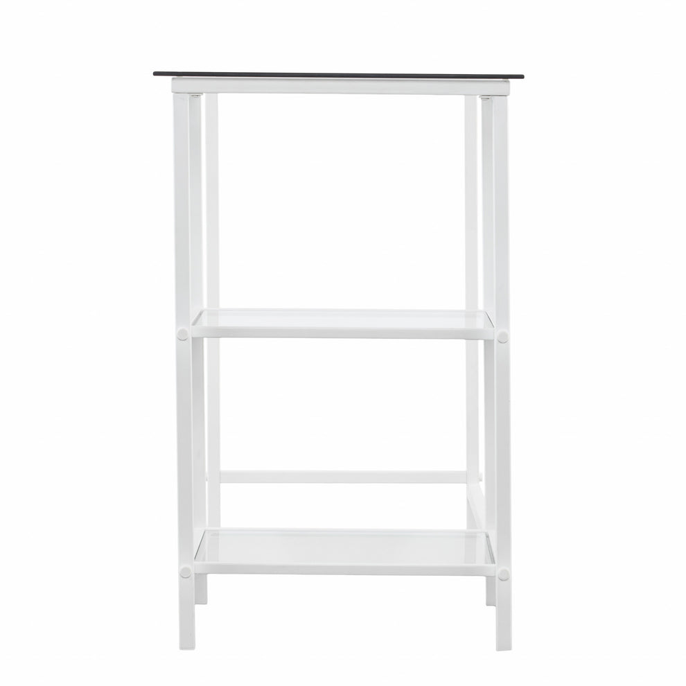 Metal and Glass Student Desk By Homeroots | Desks | Modishstore - 6