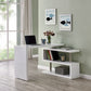 White Multifunctional Desk By Homeroots | Desks | Modishstore - 3