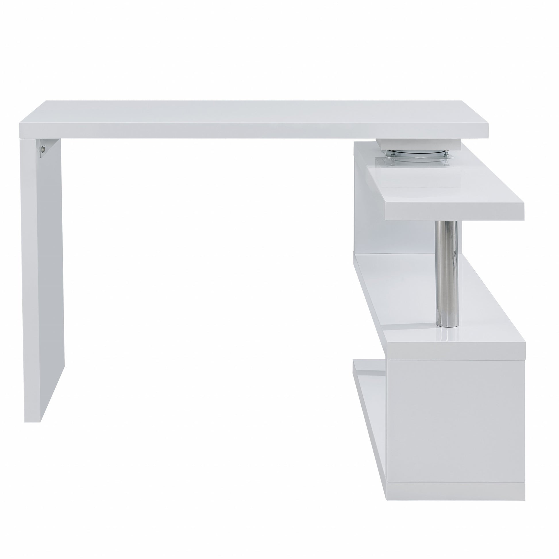 White Multifunctional Desk By Homeroots | Desks | Modishstore - 4