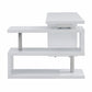White Multifunctional Desk By Homeroots | Desks | Modishstore - 7