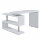 White Multifunctional Desk By Homeroots | Desks | Modishstore - 9