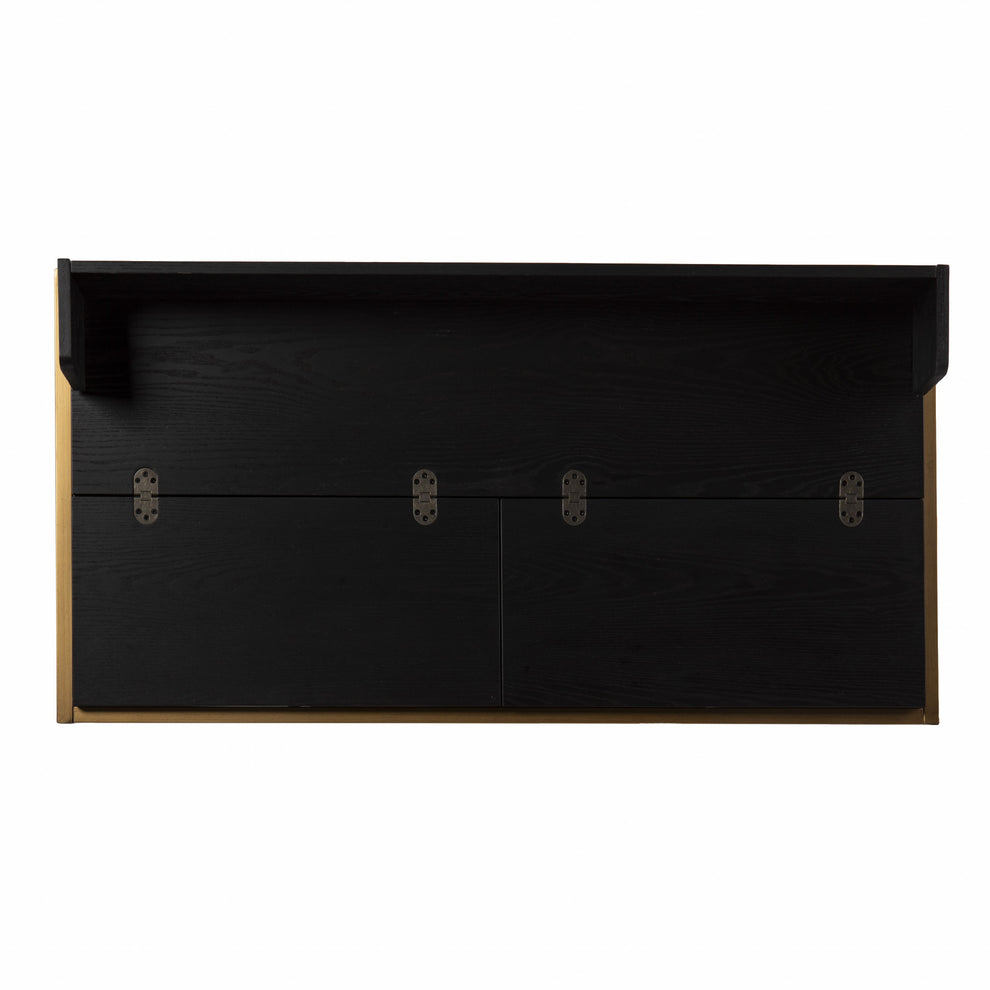 Modern Farmhouse Maple and Black Lift Top Adjustable Desk By Homeroots | Desks | Modishstore - 7