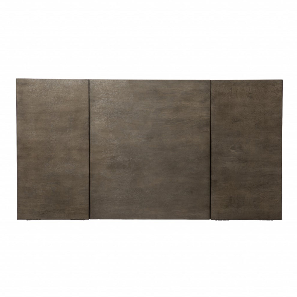 Modern Gray and Gold Writing Desk with Storage By Homeroots | Desks | Modishstore - 8