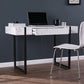 White Faux Marble Topped Desk By Homeroots | Desks | Modishstore - 3