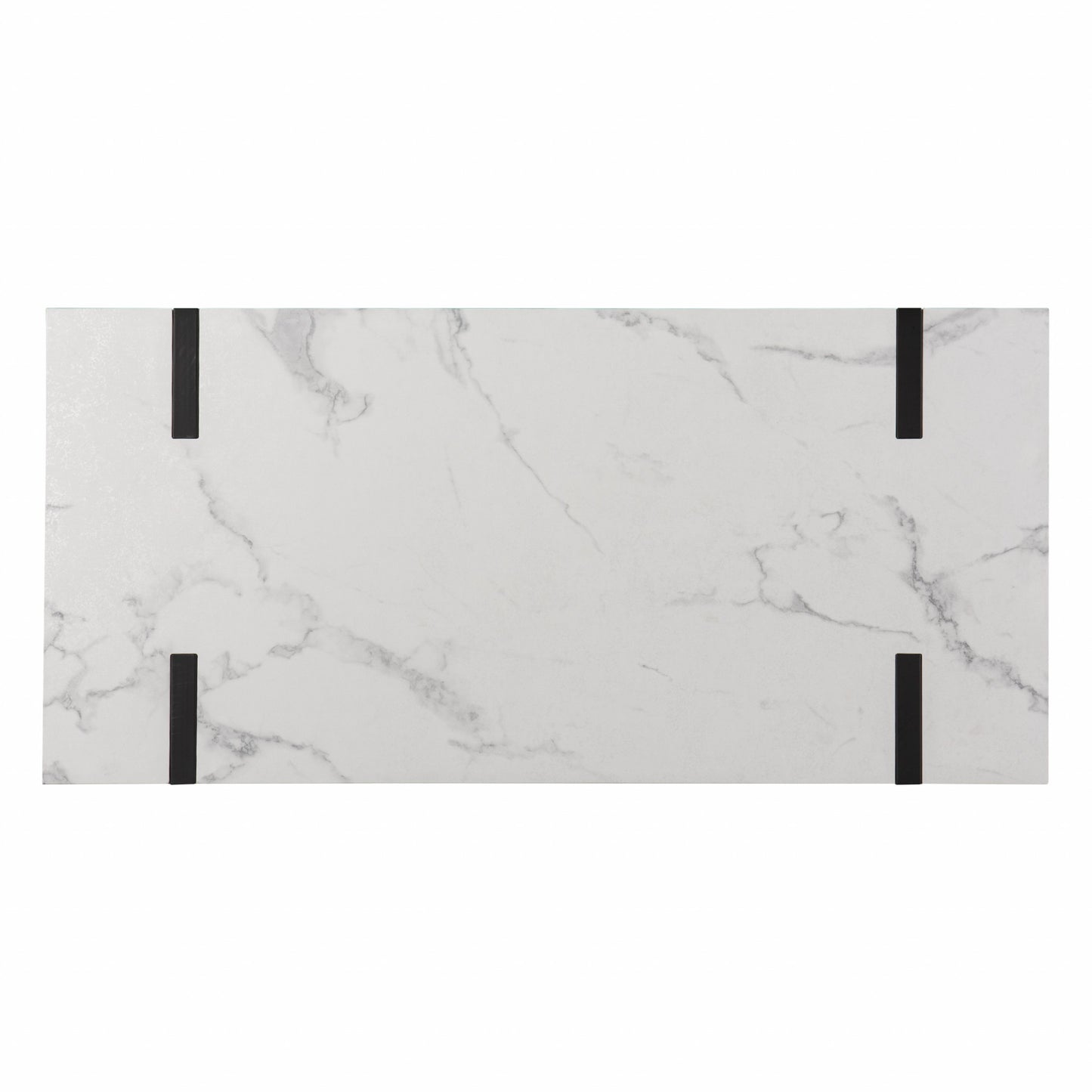 White Faux Marble Topped Desk By Homeroots | Desks | Modishstore - 8