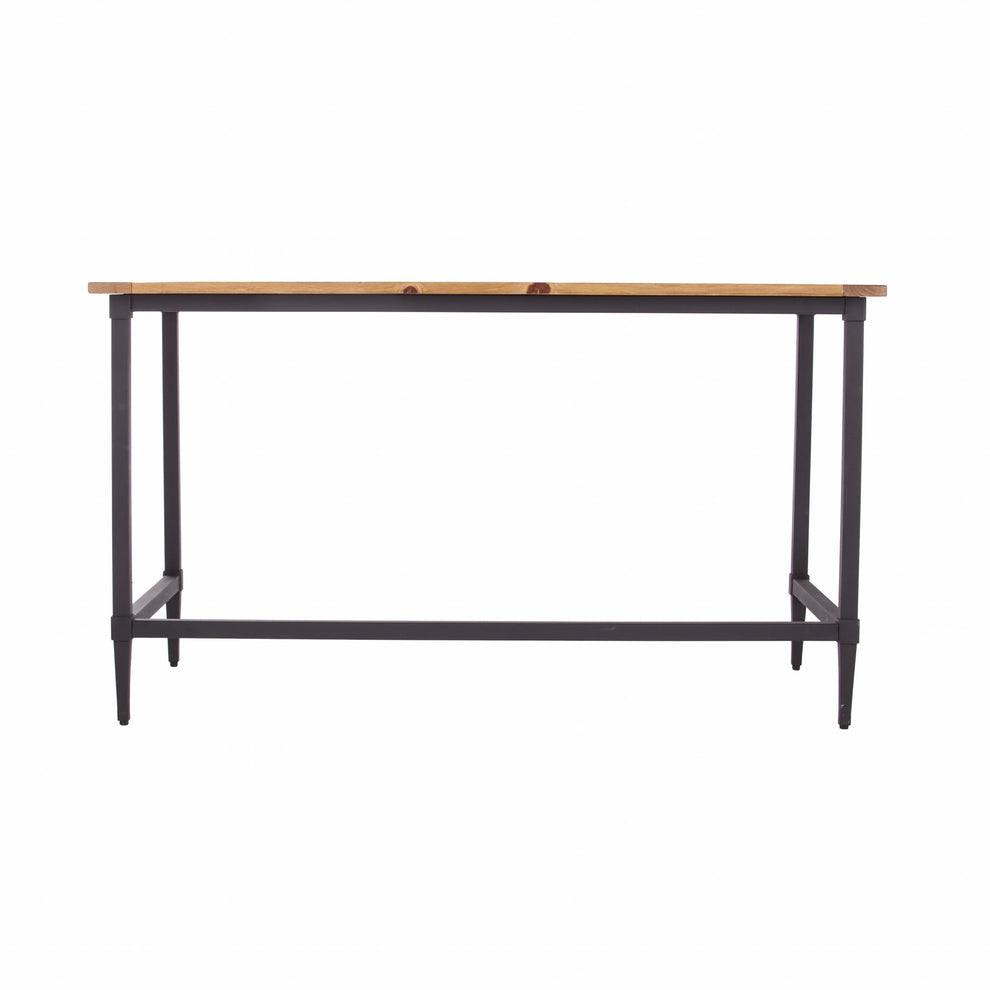 Natural Brown Reclaimed Wood Desk By Homeroots | Desks | Modishstore - 7