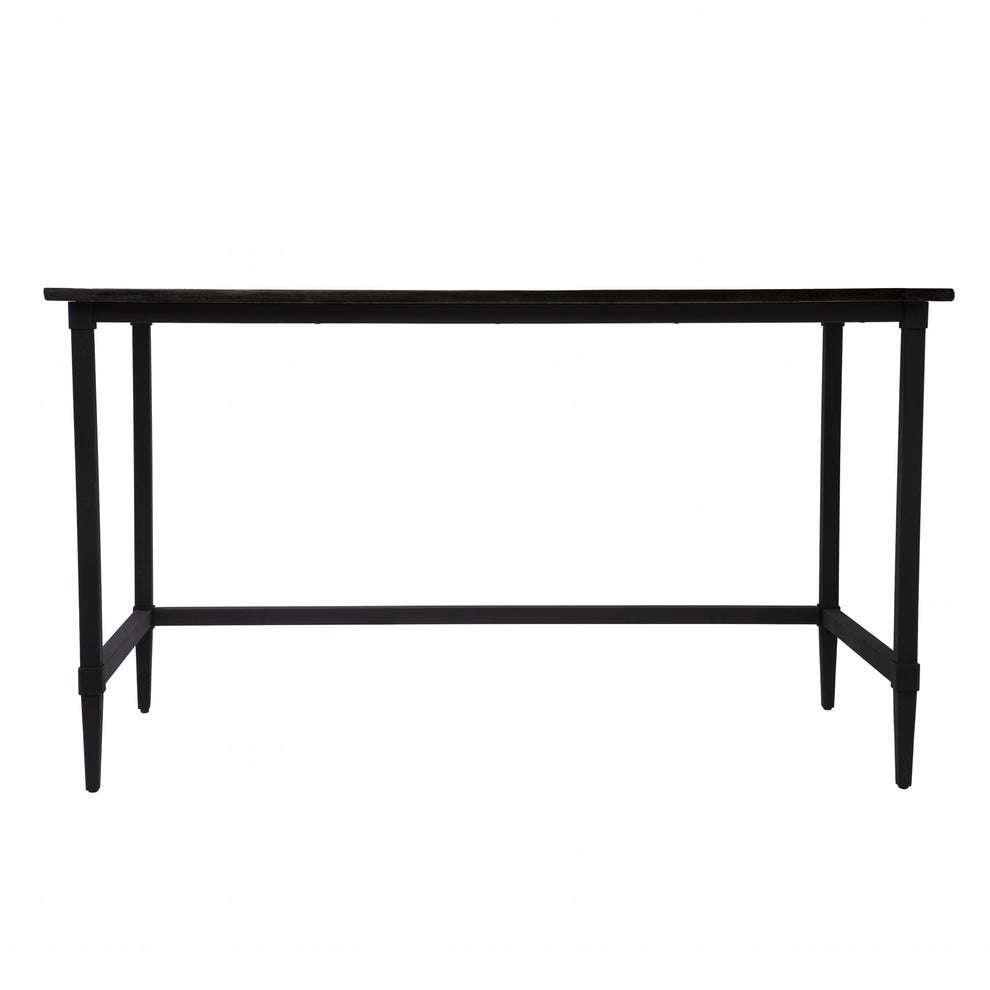 Natural Black Reclaimed Wood Desk By Homeroots | Desks | Modishstore - 3