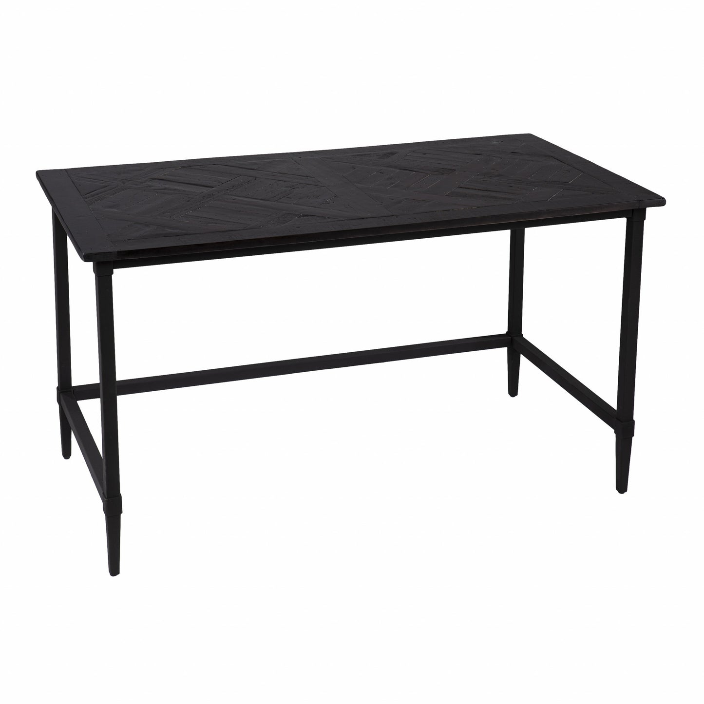 Natural Black Reclaimed Wood Desk By Homeroots | Desks | Modishstore - 4
