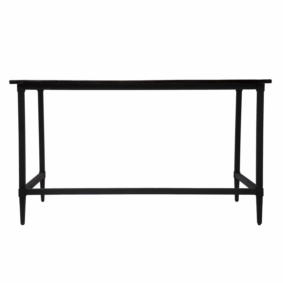Natural Black Reclaimed Wood Desk By Homeroots | Desks | Modishstore - 6