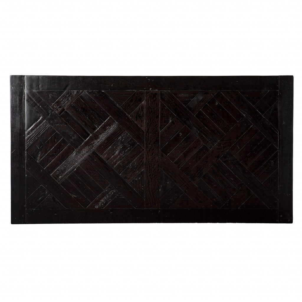 Natural Black Reclaimed Wood Desk By Homeroots | Desks | Modishstore - 7