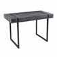 Charcoal Black Small Space Desk By Homeroots | Desks | Modishstore - 4