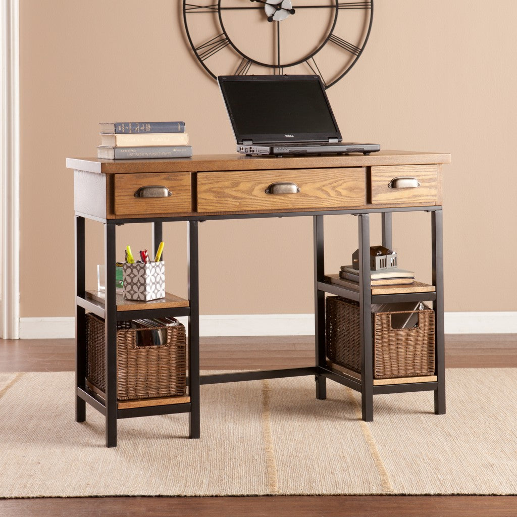 Weathered Gray Home Office Desk By Homeroots | Desks | Modishstore