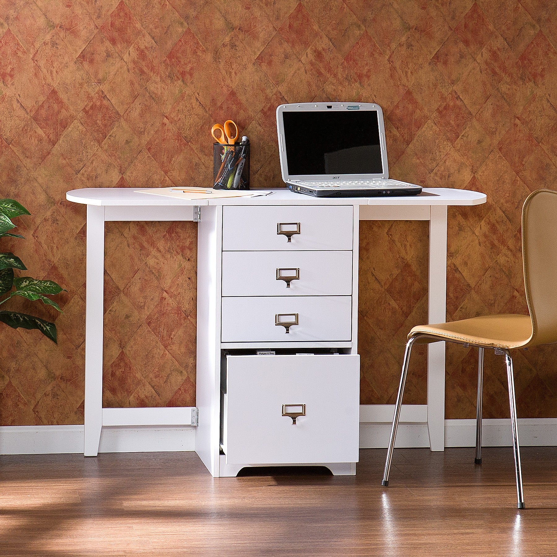 Fold-out Organizer and Craft Desk By Homeroots | Desks | Modishstore