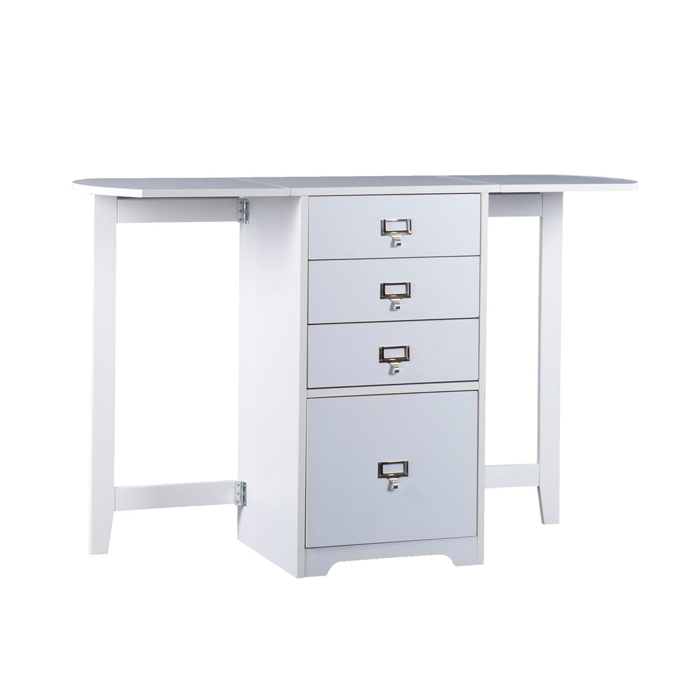 Fold-out Organizer and Craft Desk By Homeroots | Desks | Modishstore - 5