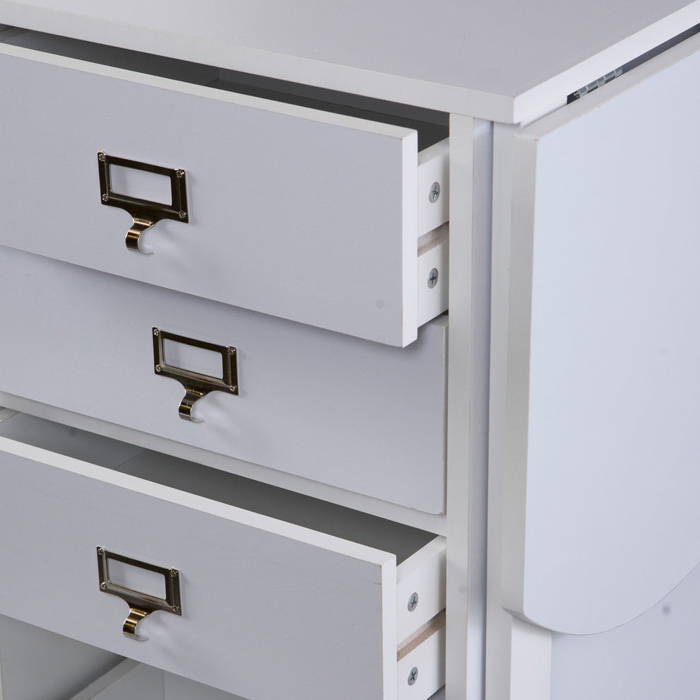 Fold-out Organizer and Craft Desk By Homeroots | Desks | Modishstore - 9