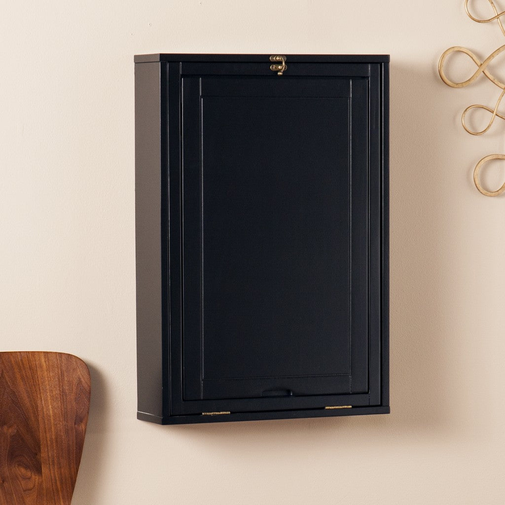 Black Fold Out Convertible Wall Mount Desk By Homeroots | Desks | Modishstore