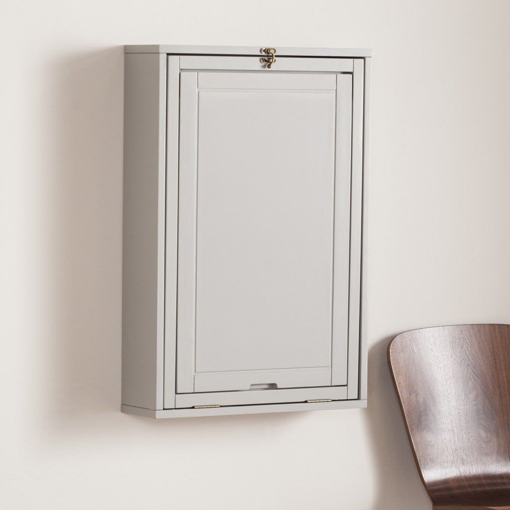 Gray Fold Out Convertible Wall Mount Desk By Homeroots | Desks | Modishstore - 3