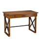Natural Brown Adjustable Height Desk By Homeroots | Desks | Modishstore - 4