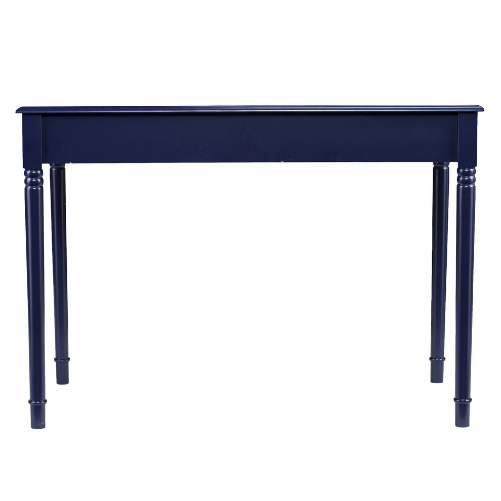 Navy Blue Writing Desk By Homeroots | Desks | Modishstore - 7