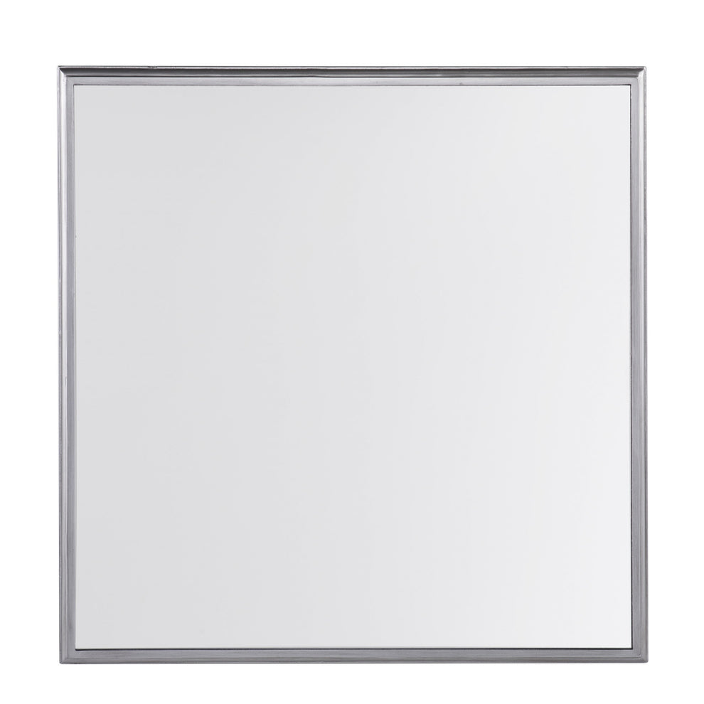 29" Silver Mirrored Glass Square Coffee Table By Homeroots | Coffee Tables | Modishstore - 6